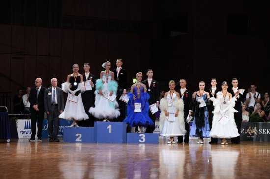 Podium of the WDSF Open Standard Youth Podium of the WDSF Open Standard Youth