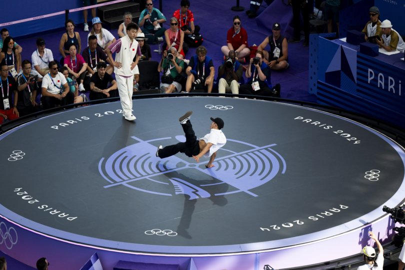 B-Boy on stage